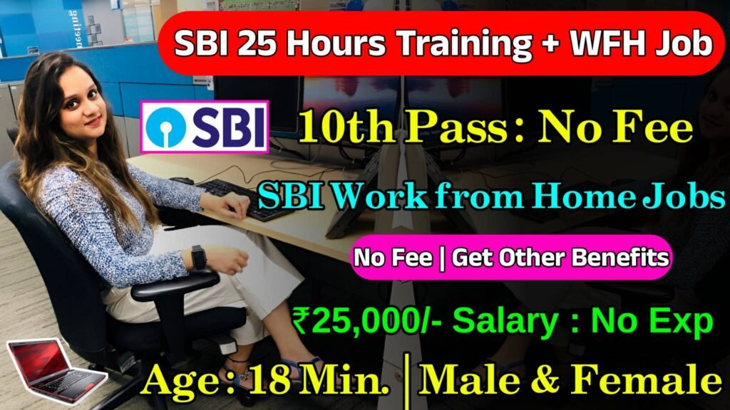SBI Work from Home Jobs for Students Free Fresher Jobs 2024