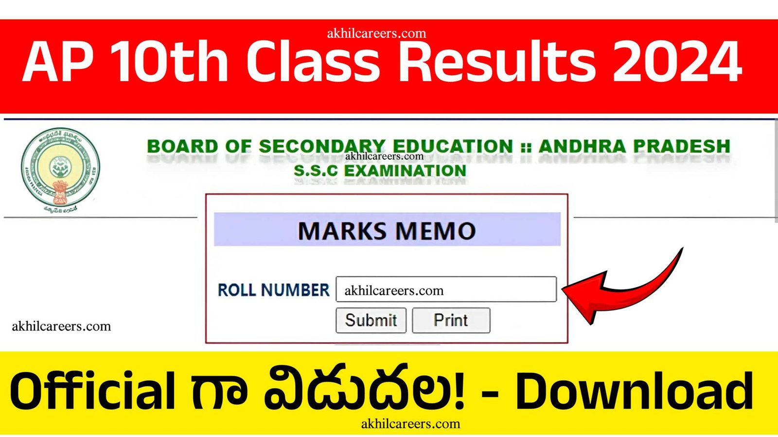 AP 10th Results 2025 AP SSC Results 2025