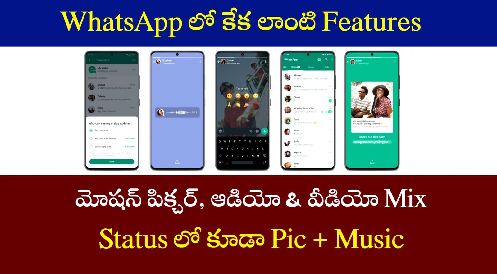 WhatsApp New Features